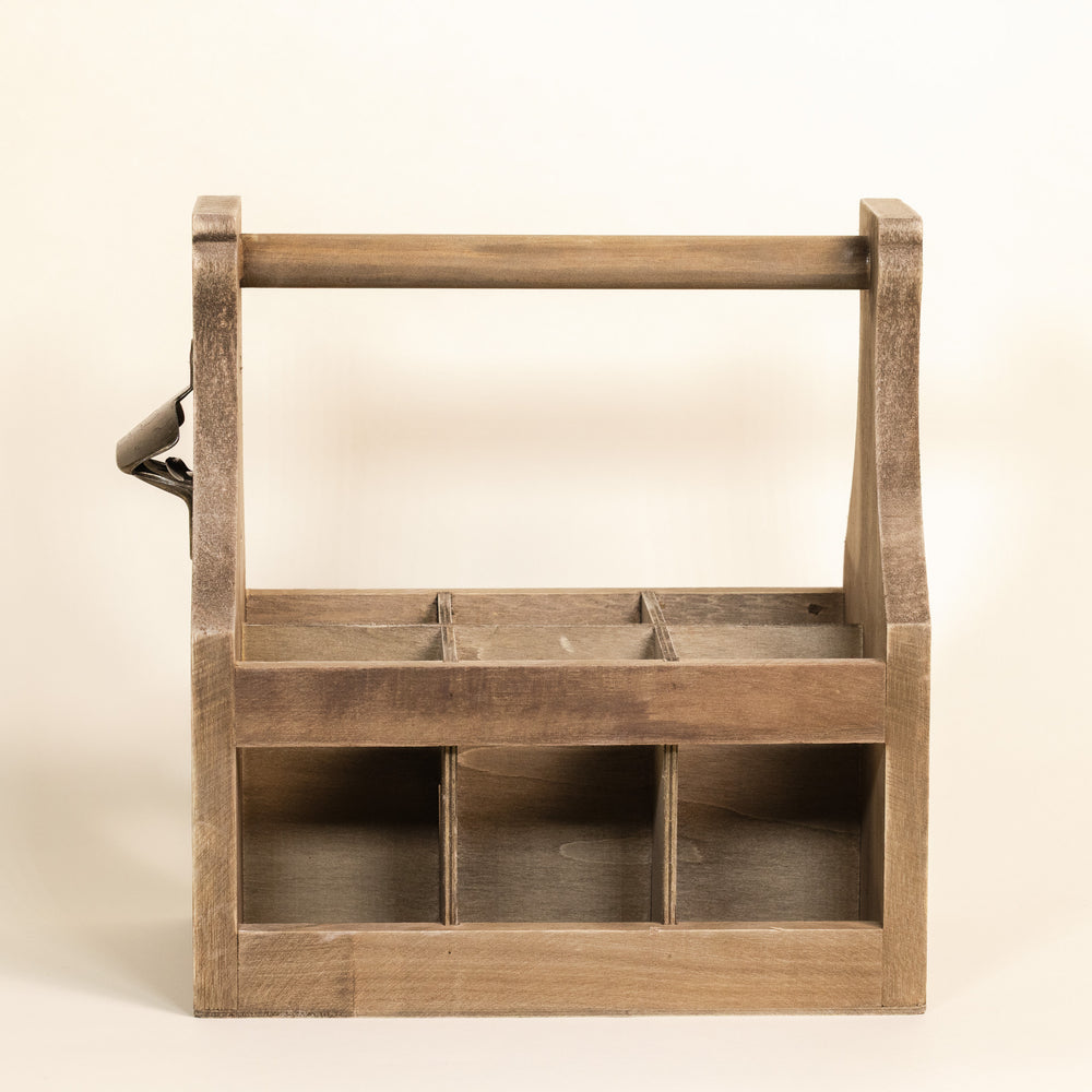 Wooden Beer Bottle Caddy – Custom with Opener