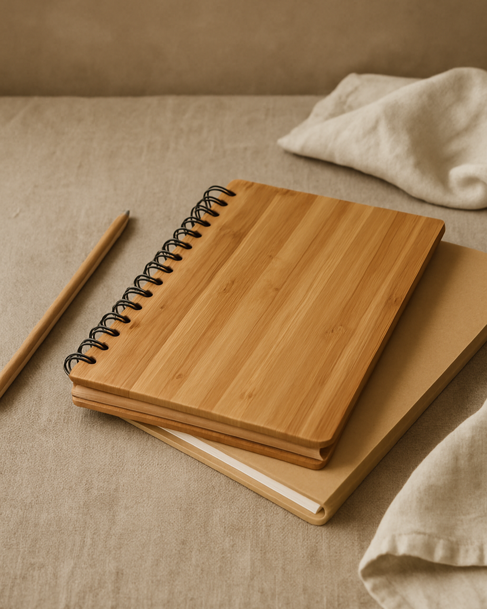 Wood Card – Blank, Natural Finish
