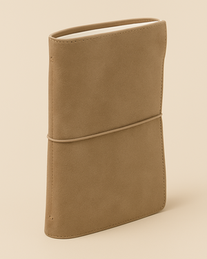 Suede Journal – Minimalist, Naturally Dyed